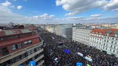 Avrupa'da Rusya karşıtı protestolar