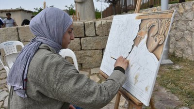 Malatya'daki Arslantepe Höyüğü eserleri, müzikle resmedildi