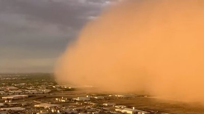 Arizona'yı kum fırtınası vurdu