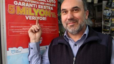 Edirne'de bir talihli, Sayısal Loto'dan 836 bin lira kazandı