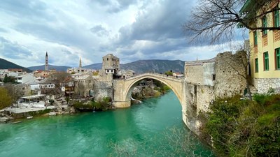 Tarihi Mostar Köprüsü'nün yıkılışının 29'uncu yılı