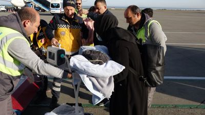 Trabzon’da SMA’lı Egemen, sağlığına kavuşmak için yola çıktı