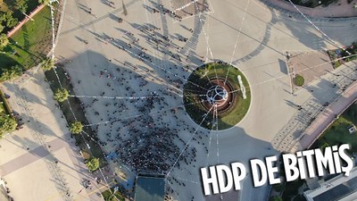 HDP'nin Adana mitingi az katılım nedeniyle fiyaskoya döndü