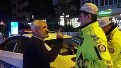 Kadıköy’de denetime takılan sürücü: Hepimiz kardeşiz