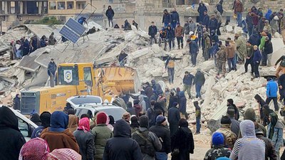Depremden etkilelen Suriye'de can kayıpları artıyor