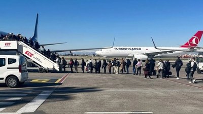 Deprem bölgesinden ücretsiz tahliye uçuşları sona erdi