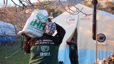 İHH deprem bölgesinde 7 bin 21 görevliyle faaliyette bulundu