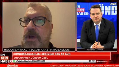 Hakan Bayrakçı: Memleket Partisi'nin oyu yüzde 7-8'lerde