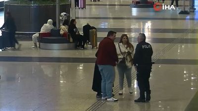İstanbul Havalimanı'nda annesini uğurlayan suç makinesi yakalandı