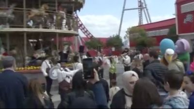 İstanbul'da bayramın 2'nci gününde lunapark yoğunluğu