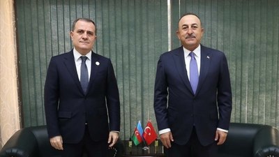 Mevlüt Çavuşoğlu, Azerbaycan Dışişleri Bakanı Bayramov ile görüştü