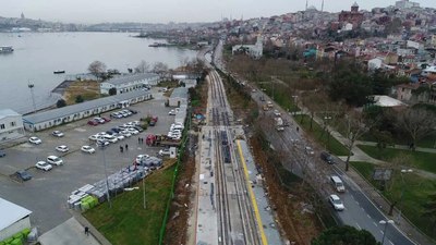 4 yıldır tamamlanamayan proje Haliç Tramvayı