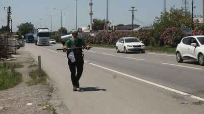 Okuduğu kitaptan etkilendi, Türkiye'yi yürüyerek dolaşmaya başladı