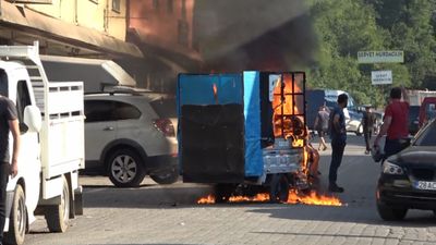 Giresun'da kağıt toplayıcısı grupla esnaf arasında kavga