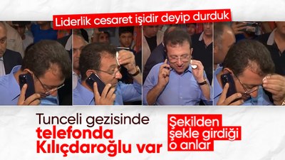 Ekrem İmamoğlu, Tunceli'den Kemal Kılıçdaroğlu'nu aradı