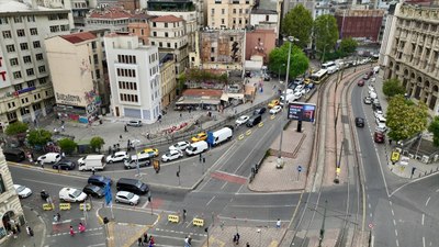 Galata Köprüsü'nün bakım çalışması trafiği yoğunlaştırdı