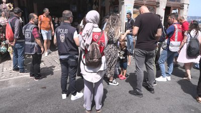 Büyükada'da kaçak göçmen denetimi