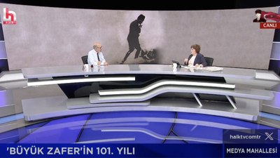 Halk TV'de 30 Ağustos gerginliği: Ayşenur Arslan renkten renge girdi