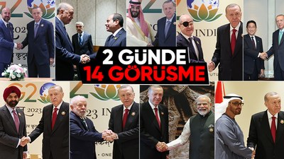 Cumhurbaşkanı Erdoğan'ın G20 Liderler Zirvesi'ndeki diplomasi trafiği