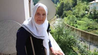 Rize'de yaşayan Fatma nine 112 yaşında: Tek bir hastalığı yok