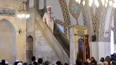 15 Eylül Cuma hutbesi konusu: 'Ahîlik: Dürüstlük ve Merhameti Ticarete Hâkim Kılmak"