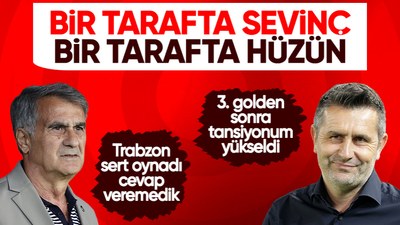 Trabzonspor-Beşiktaş derbisi sonrası teknik direktörlerden açıklamalar