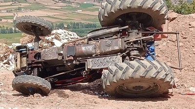Tokat'ta traktör kazası: 1 ölü 1 yaralı