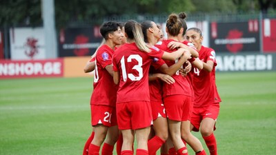Kadın Milli Futbol Takımımız, Gürcistan'ı üç golle geçti