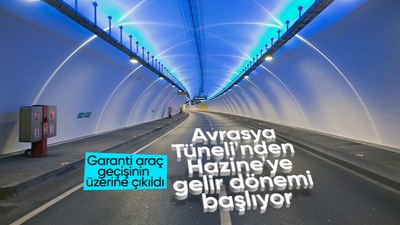 Avrasya Tüneli'nin günlük geçiş rakamları garantiyi aştı