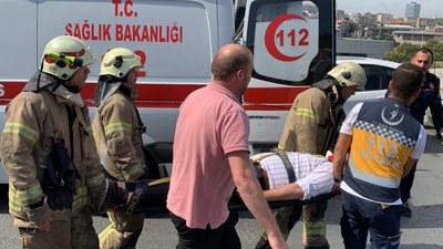İstanbul'da içinde vatandaşların bulunduğu asansör düştü