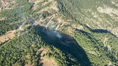 Muğla'da orman yangını çıktı