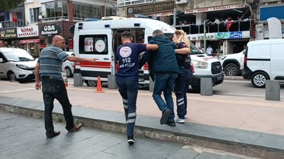 Samsun'da kalp krizi geçiren vatandaş hastaneye kaldırıldı