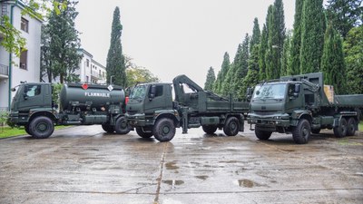 Türkiye ve Karadağ arasında askeri iş birliği! 3 askeri araç Karadağ'a ulaştı