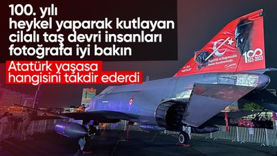 TEKNOFEST İzmir'de Cumhuriyet'in 100. yılına özel detay