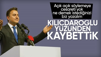 Ali Babacan: Muhafazakardan demokrat olmaz diyenler yüzünden kaybettik