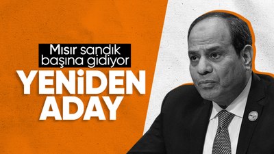 Mısır Cumhurbaşkanı Sisi cumhurbaşkanlığı seçimlerinde yeniden aday