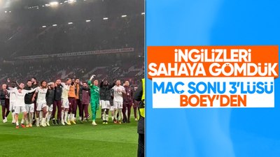 Manchester United zaferi sonrası Galatasaray'ın galibiyet coşkusu