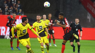 Eintracht Frankfurt - Borussia Dortmund maçında kazanan yok!