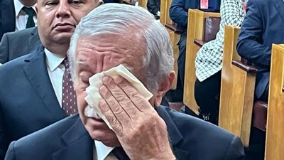 Devlet Bahçeli'nin destek açıklamasının ardından Celal Adan gözyaşlarını tutamadı