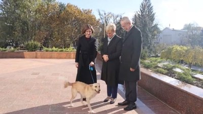 Moldova Cumhurbaşkanı Sandu’nun köpeği, Avusturya Cumhurbaşkanı Bellen'i ısırdı