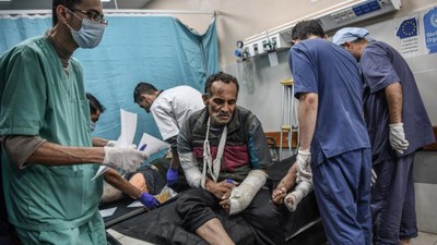 Türk heyeti Gazze'de! Sahra hastanesi için inceleme yapılacak