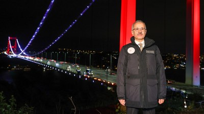 Bakan Abdulkadir Uraloğlu FSM Köprüsü'ndeki bakım çalışmalarını inceledi