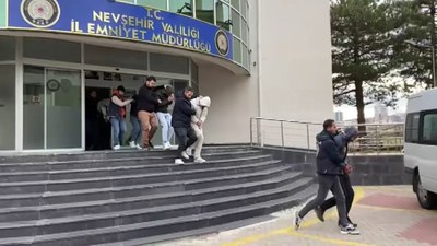 Nevşehir'de kargo dolandırıcıları yakayı ele verdi: 11 gözaltı