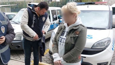 Samsun'da eski erkek arkadaşını dövdüren kadın gözaltına alındı