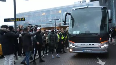 Fenerbahçe, Noerdsjaellend maçı için Danimarka'ya geldi