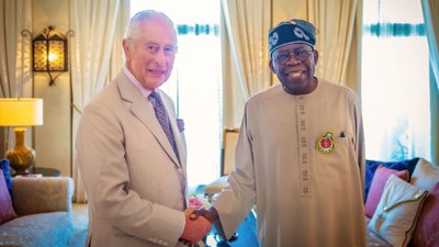 Nijerya Devlet Başkanı Tinubu ile İngiltere Kralı Charles görüştü