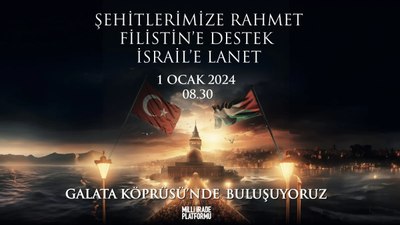 Sivil toplum kuruluşlarından tarihi çağrı: 1 Ocak sabahı tüm halkımızı Galata Köprüsü'ne bekliyoruz