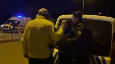 Edirne'de bariyerlere çarpıp kaçan alkollü sürücü, polisleri uğraştırdı