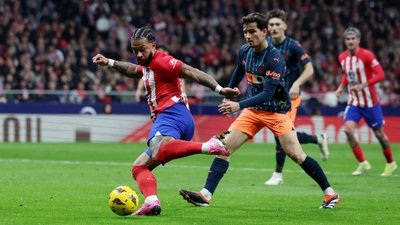 Atletico Madrid sahasında Valencia'ya karşı galip geldi