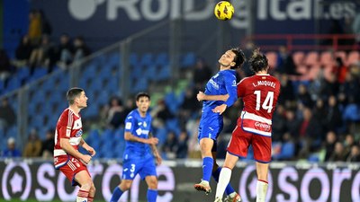 Enes Ünal'ın oynadığı maçta Getafe, Granada'yı yendi